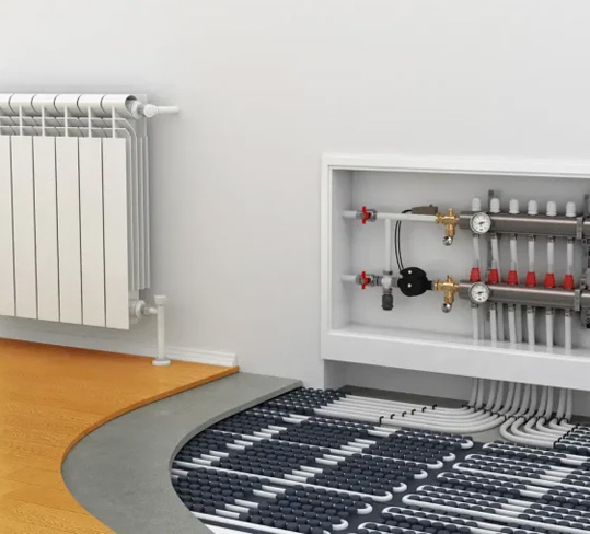 Calefacción y suelo radiante